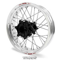 KTM 790-1090-1190-1290 Adv Silver Excel Rims / Black Talon Hubs Rear Wheel