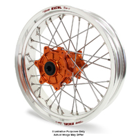 KTM 790-1090-1190-1290 Adv Silver Excel Rims / Orange Talon Hubs Rear Wheel