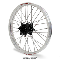 KTM 790-1090-1190-1290 Adv Silver Excel Rims / Black Talon Hubs Front Wheel
