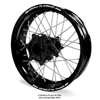 KTM 790-1090-1190-1290 Adv Black Platinum Rims / Black Talon Hubs Rear Wheel