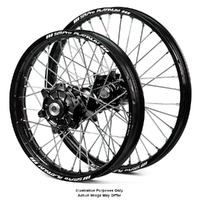 KTM 790-1090-1190-1290 Adv Black Platinum Rims / Black Talon Hubs Wheel Set