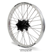 KTM 790-1090-1190-1290 Adv Silver Platinum Rims / Black Talon Hubs Front Wheel