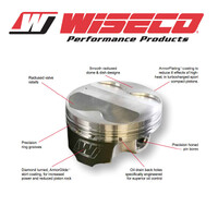 Wiseco Piston Kit for 2017-2018 Husqvarna TE300 72mm