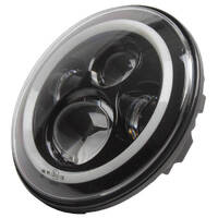 LED 7" Headlight Insert with H4 Plug E-mark
