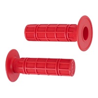 Red 7/8" Full Waffle Grips