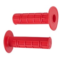 Red 7/8" Half Waffle Grips