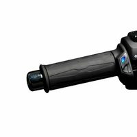 Heated ATV Grips 130mm 7/8" LED Black Plug & Play