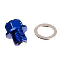 Magnetic Sump Plug M12 x 10 x 1.25 - Blue