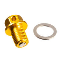 Magnetic Sump Plug M12 x 12 x 1.25 - Gold