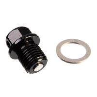Magnetic Sump Plug M14 x 14 x 1.5 - Black