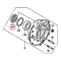Rear Brake Dust Seal for 2007-2013 Honda TRX420FM Rancher 4X4 - 44x75x9