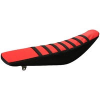 Honda CRF150R 2007-2008 Gripper Replacement Seat Cover - Black/Red