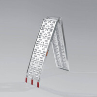 Folding Alloy Motorbike Ramp 226cm x 30cm - 340kg Rated