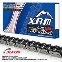 XAM 420 Non Sealed Motorbike Dirt Bike Chain - 120-130 Links