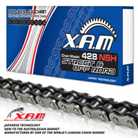 XAM 428NSH Non-Sealed Heavy Duty Motorbike Chain (102L)