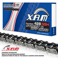 XAM 428NSH Non-Sealed Heavy Duty Motorbike Chain (140L)