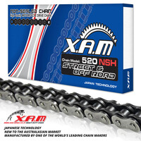 XAM 520NSH Non-Sealed Heavy Duty Motorbike Chain (100L)