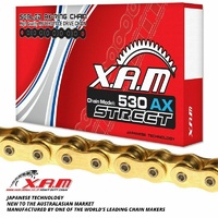 XAM 530 GXW X-Ring X-Ring Motorbike Chain - 124 links Gold