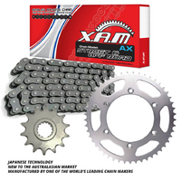 XAM X-Ring Chain & Sprocket Kit for 1999-2007 Kawasaki KL250 Super Sherpa 13/47