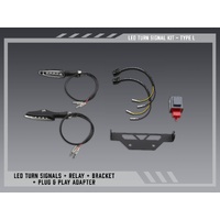 Yoshimura Type L Standard LED Signal Kit for V2 Fender Eliminators for 2019-2026 Kawasaki ZX-6R ZX636  