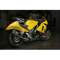 Yoshimura RS-3 Stainless Slip-On Exhaust / Carbon Muffler for 2008-2020 Suzuki GSX1300R Hayabusa