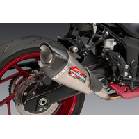 Yoshimura AT2 Stainless Slip-On Exhaust / Stainless Muffler for 2018-2021 Suzuki GSXS750