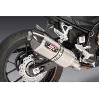 Yoshimura R-77 Stainless Slip-On Exhaust / Stainless Muffler for 2016-2025 Honda CBR500R