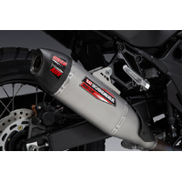 Yoshimura RS-12 Stainless Slip-On Exhaust / Stainless Muffler for 2023-2025 Honda XL750 Transalp