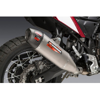Yoshimura RS-12 Stainless Slip-On Exhaust / Stainless Muffler for 2023-2025 Yamaha XTZ690SP Tenere 700 World Raid