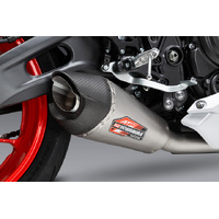 Yoshimura AT2 Stainless Full Exhaust / Stainless Muffler for 2022-2025 Yamaha YZF-R7LA LAMS