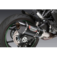 Yoshimura Alpha Stainless Slip-On Exhaust / Carbon Muffler for 2025 Kawasaki Ninja 1100SX