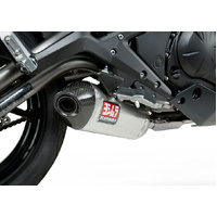 Yoshimura RS-4S Stainless Full Exhaust / Stainless Muffler for 2012-2016 Kawasaki EX650R Ninja 650R