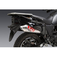Yoshimura Race RS-2 Stainless Slip-On Exhaust / Stainless Muffler for 2022-2025 Kawasaki KLR650