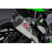Yoshimura AT2 Stainless Slip-On Exhaust / Stainless Muffler for 2024-2025 Kawasaki ZX-4R