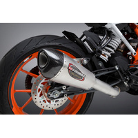 Yoshimura Alpha-T Stainless Slip-On Exhaust / Stainless Muffler for 2017-2020 KTM 390 Duke