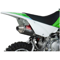 Yoshimura RS-2 Stainless Full Exhaust / Carbon Muffler for 2002-2025 Kawasaki KLX110