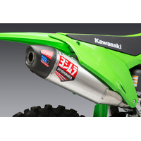 Yoshimura RS-12 Stainless Full Exhaust / Aluminium Muffler for 2019-2023 Kawasaki KX450F