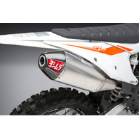 Yoshimura RS-4 Stainless Slip-On Exhaust / Aluminium Muffler for 2019-2022 KTM 350 SXF