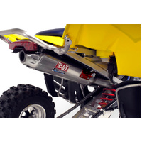 Yoshimura RS-5 Stainless Full Exhaust / Aluminium Muffler for 2006 Suzuki 450 Quadracer