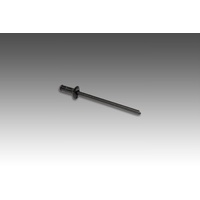 Yoshimura Aluminium Black Rivet For Muffler Name Badge 1/8" (each)  