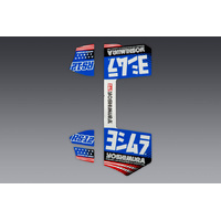 Yoshimura RS-12 OE Branded Four Piece Decal Set for 2023-2025 GasGas EX350F