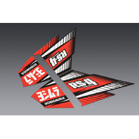 Yoshimura RS-4 Four Piece Replacement Decal Set for 2019-2022 Yamaha WR450F