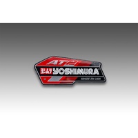 Yoshimura Muffler Name Badge Stainless AT2  