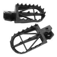 Zeta Wide Chromoly Mid Footpegs for 2003-2019 Honda CRF230F 
