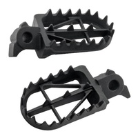 Zeta Wide Chromoly Mid Footpegs for 2018-2026 Yamaha YZ65 