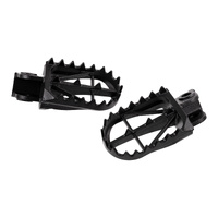 Zeta Wide Chromoly Mid Footpegs for 2014-2016 Husqvarna FE450 