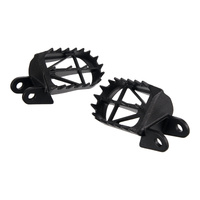 Zeta Wide Chromoly Mid Footpegs for 1999-2008 Kawasaki KLX250 