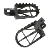 Zeta Wide Chromoly Mid Footpegs for 2013-2018 Honda CRF125F 