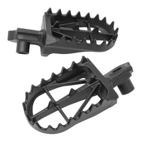 Zeta Wide Chromoly Mid Footpegs for 1992-2000 Honda XR600R 