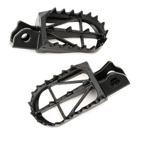 Zeta Wide Chromoly Mid Footpegs for 2022-2026 Kawasaki KLX230RS 